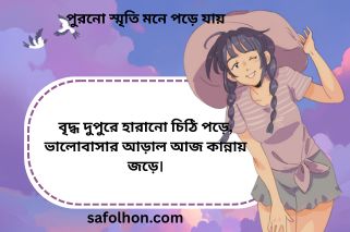 পুরনো স্মৃতি মনে পড়ে যায়